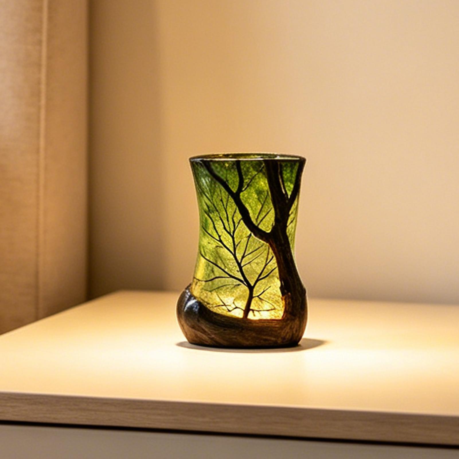 Office Furniture Direct - Bedside Table Lamp Forest Nightlight Decorative