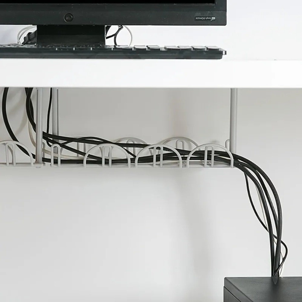 Under Desk Cable Management Tr - Cable Tray Under Desk ulasan dan harga