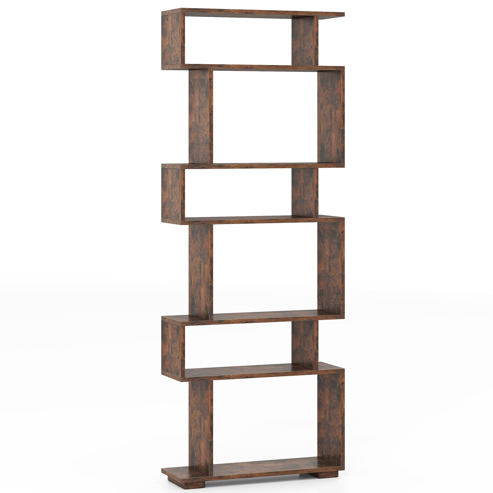 6-tier Storage Bookshelf S-sha - Bookshelf 5 Tier ulasan dan harga
