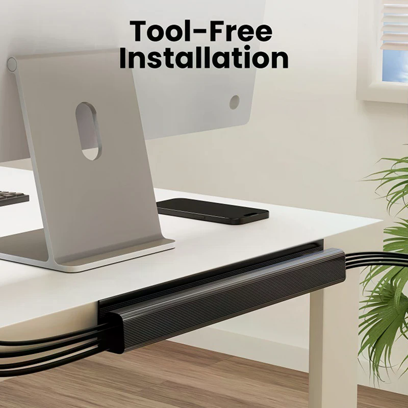 Channel Desk Cable Organizer C - Cable Tray Under Desk ulasan dan harga