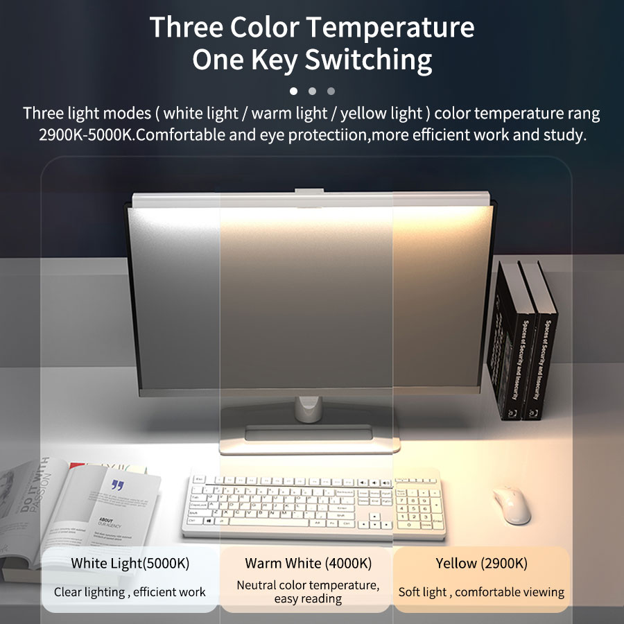50cm LED Monitor Light Bar Scr - Office Furniture Direct ulasan dan harga