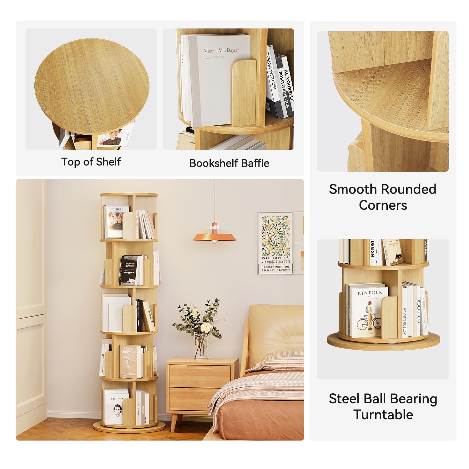 Baby Cabinet 5 Tall Tiers Floo - Bookshelf 5 Tier ulasan dan harga