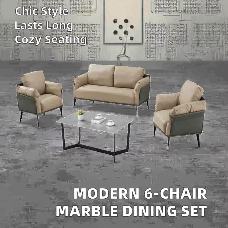 Modern Minimalist PU Leather O - Office Furniture Luxury ulasan dan harga