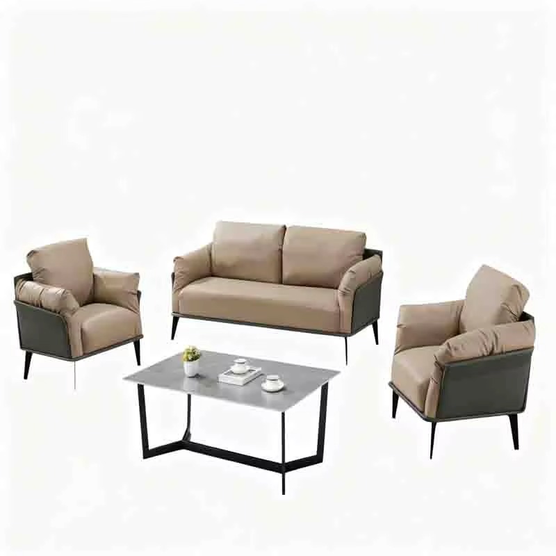 Modern Minimalist PU Leather O - Office Furniture Luxury ulasan dan harga