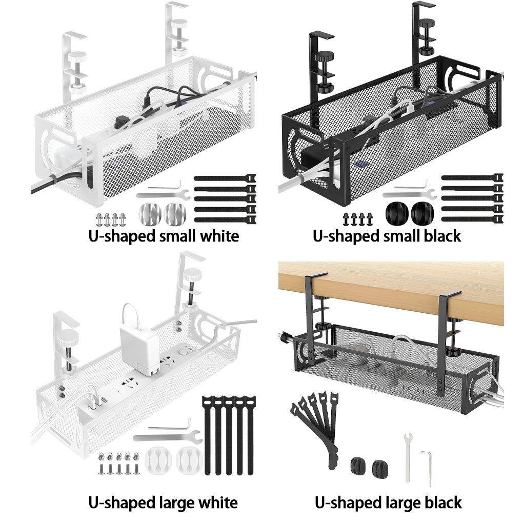 New Portable Management Under  - Cable Tray Under Desk ulasan dan harga
