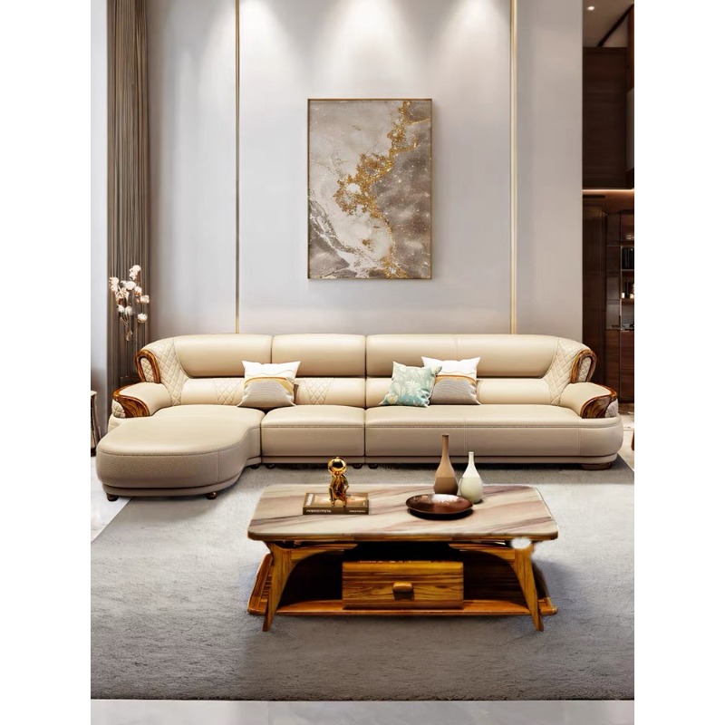 New Chinese-style Ebony Leathe - Office Furniture Luxury ulasan dan harga
