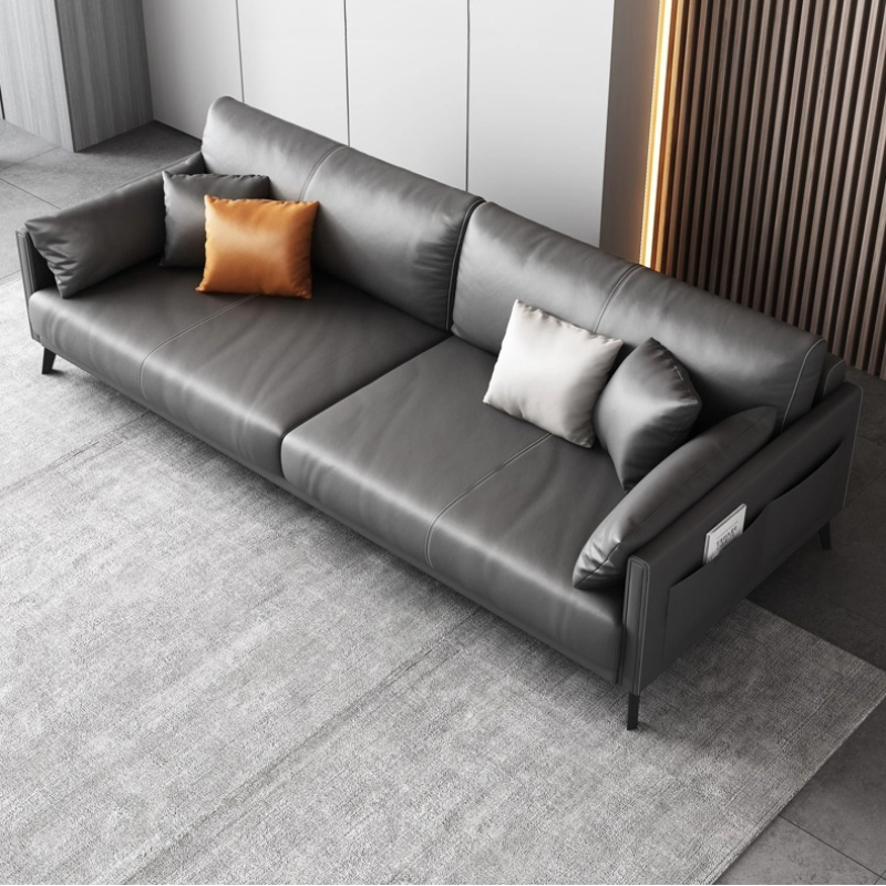 Cowhide Business Office Sofas  - Office Furniture Luxury ulasan dan harga