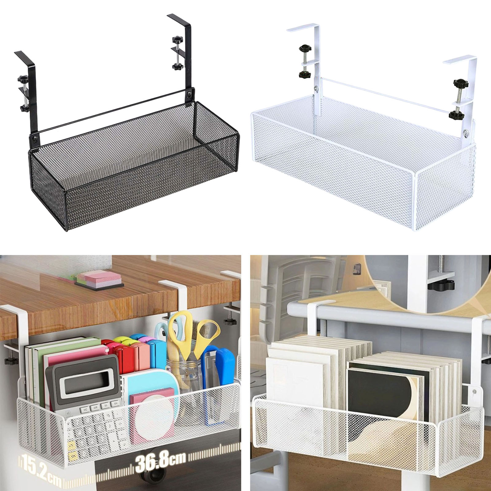 Wire Organizer Metal Under Des - Cable Tray Under Desk ulasan dan harga
