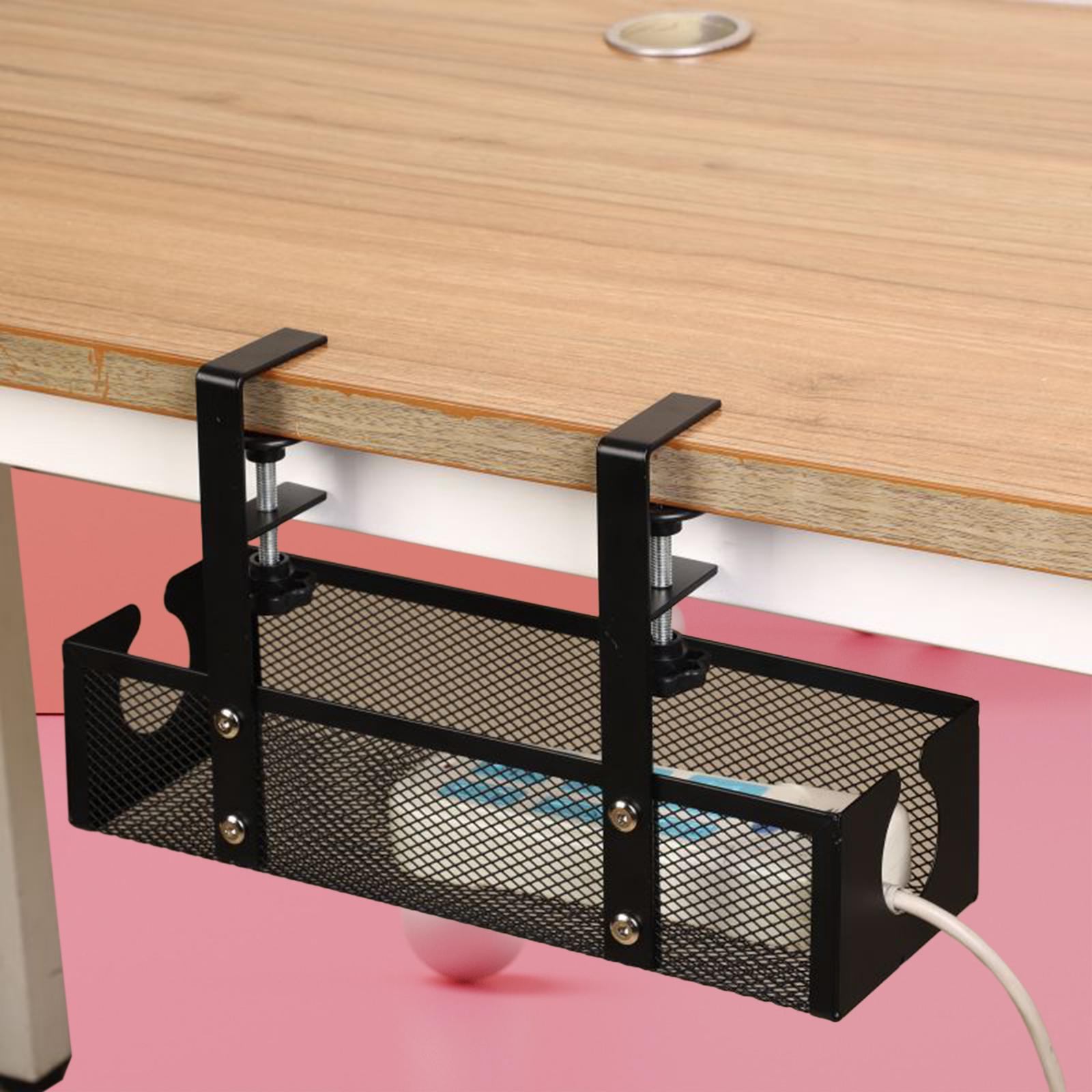 Wire Organizer Metal Under Des - Cable Tray Under Desk ulasan dan harga