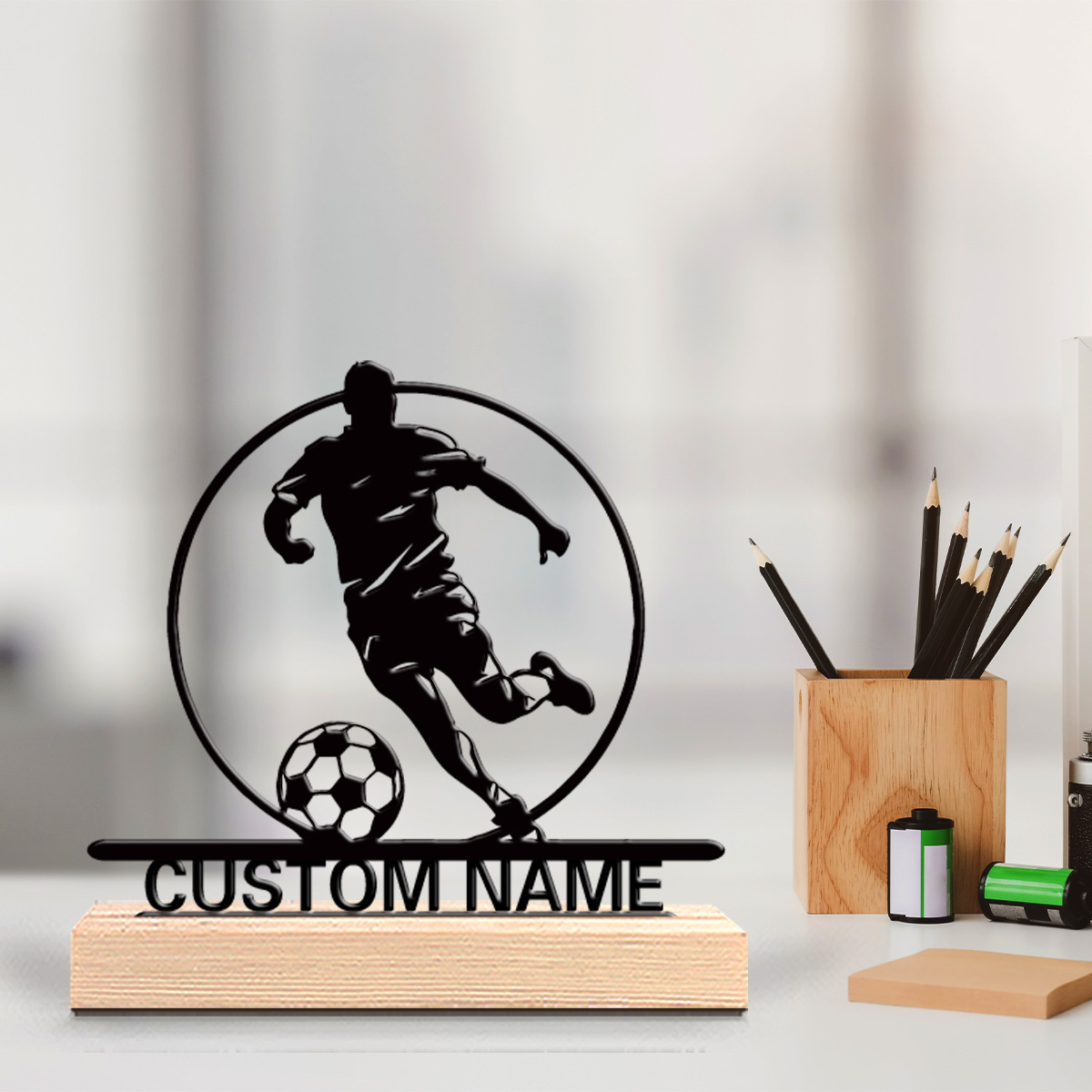 Custom Soccer Player Metal Sta - Office Furniture Direct ulasan dan harga