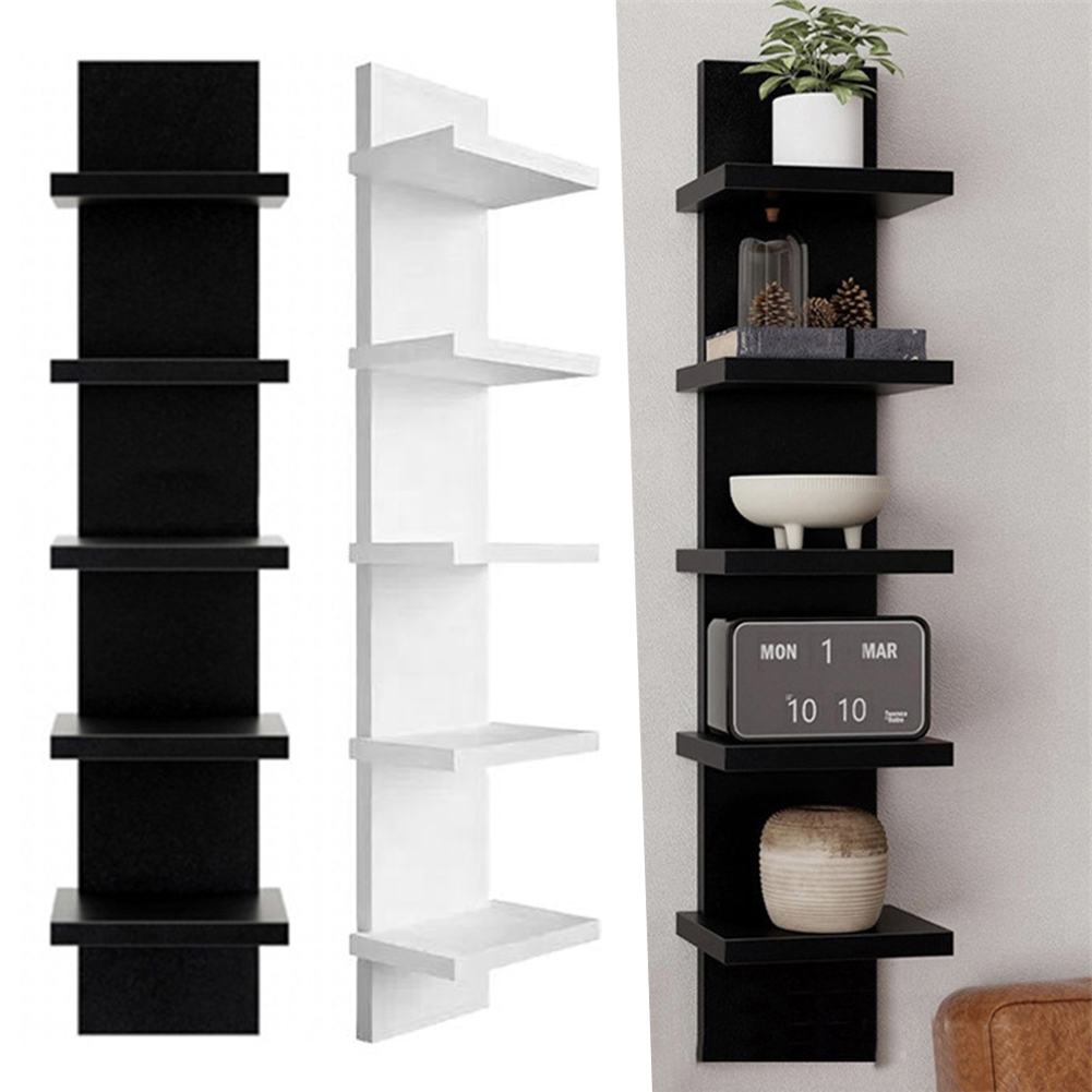 5 Tier Wall-Mounted Bookshelf  - Bookshelf 5 Tier ulasan dan harga