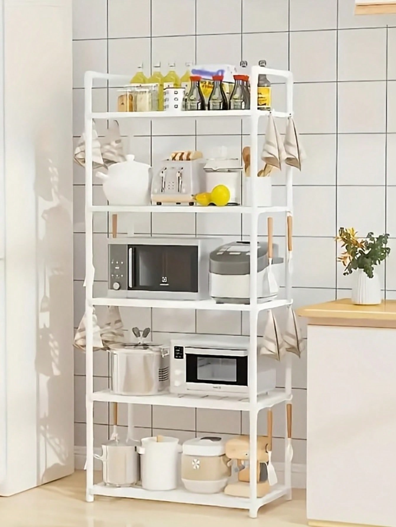 5-Tier Heavy-Duty Metal Storag - Bookshelf 5 Tier ulasan dan harga