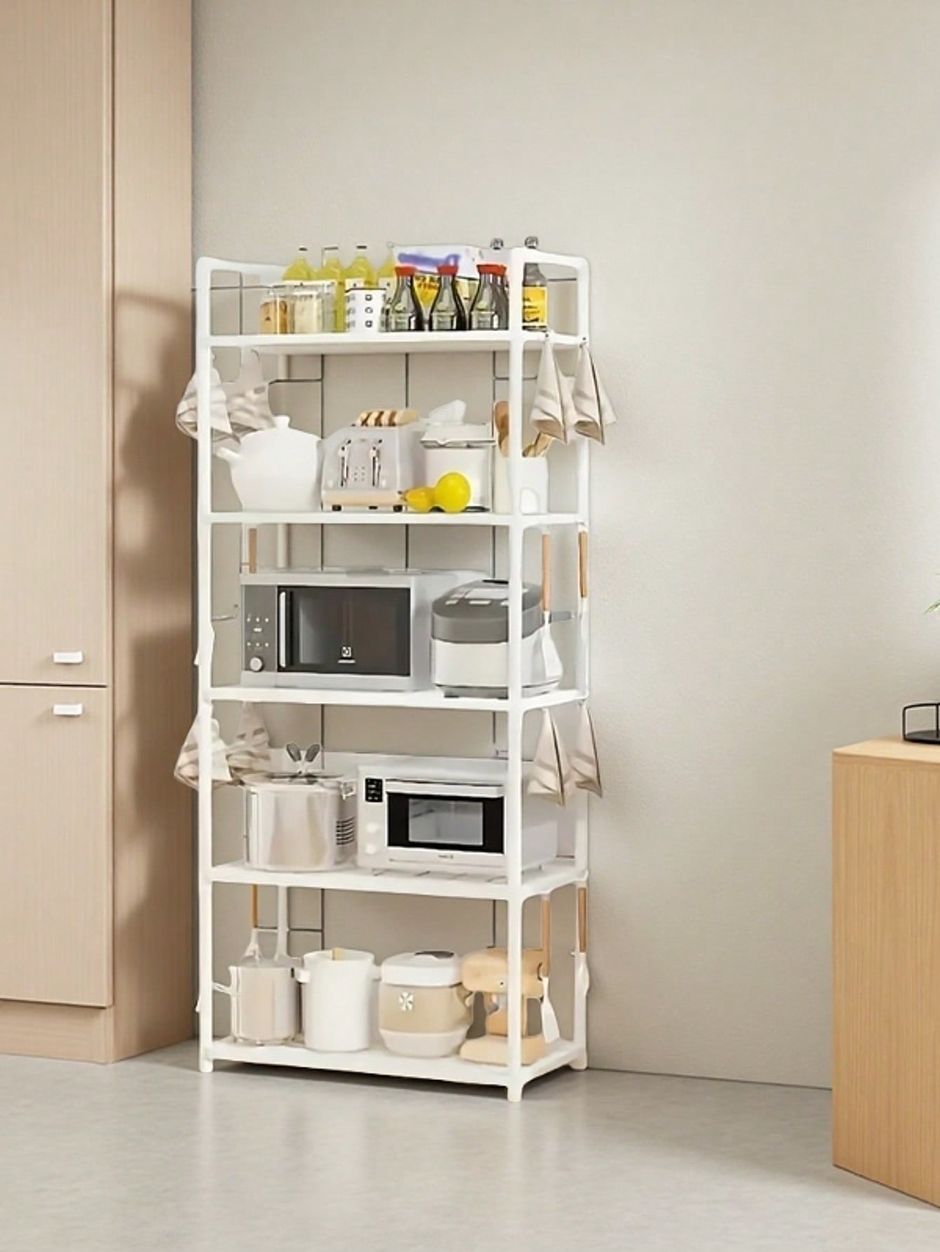 5-Tier Heavy-Duty Metal Storag - Bookshelf 5 Tier ulasan dan harga