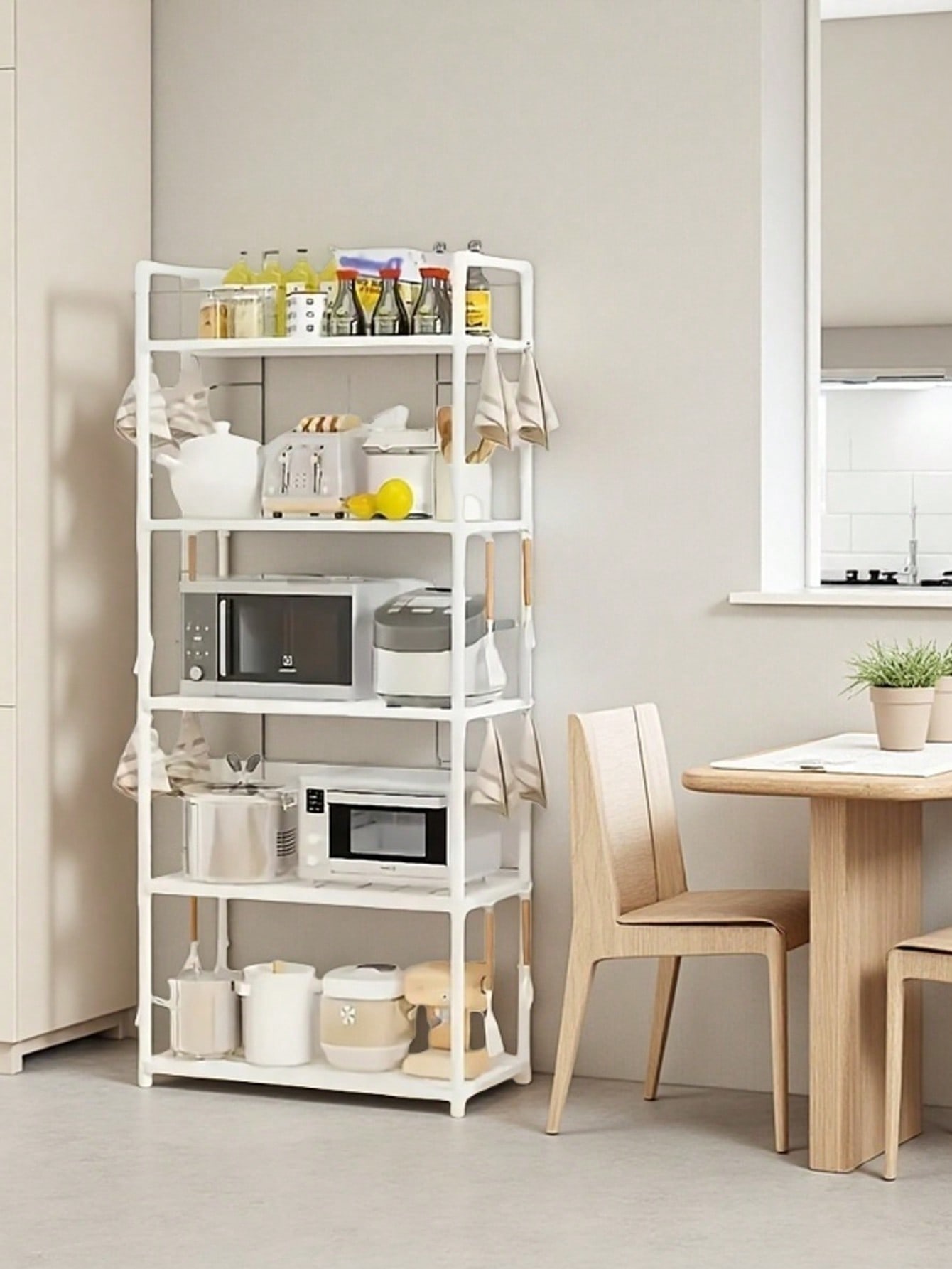 5-Tier Heavy-Duty Metal Storag - Bookshelf 5 Tier ulasan dan harga