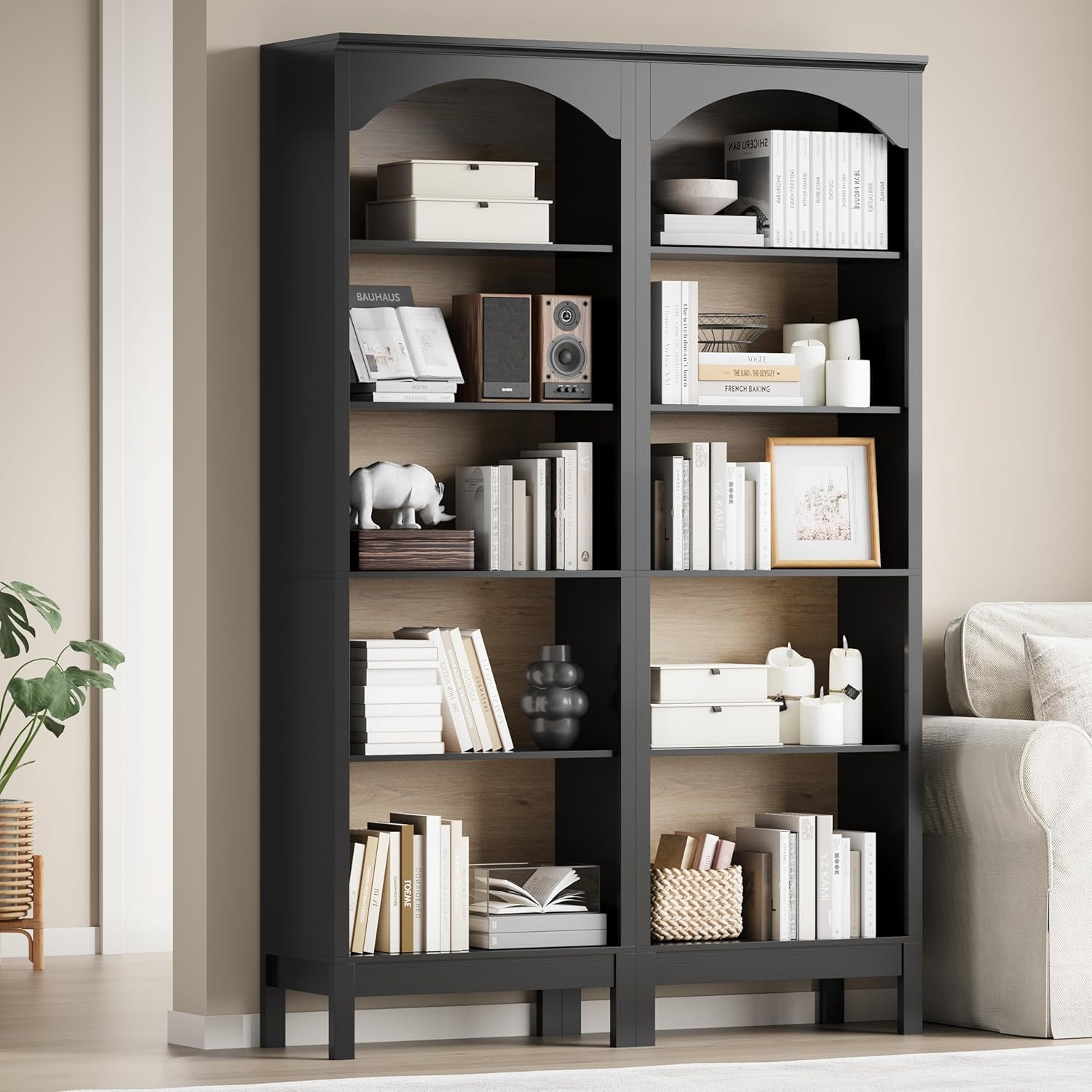 Arched Bookshelf with 5 Tier O - Bookshelf 5 Tier ulasan dan harga