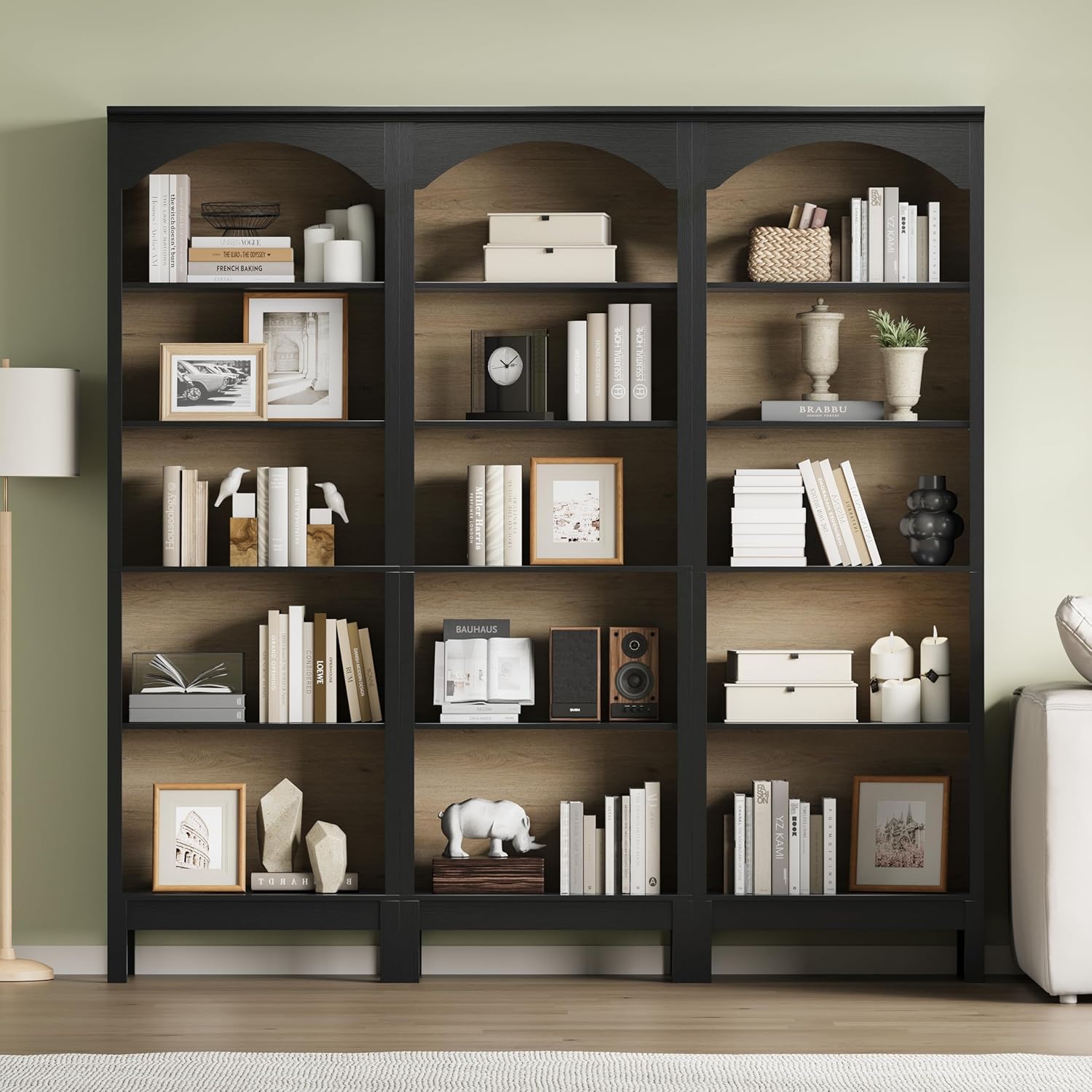 Arched Bookshelf with 5 Tier O - Bookshelf 5 Tier ulasan dan harga