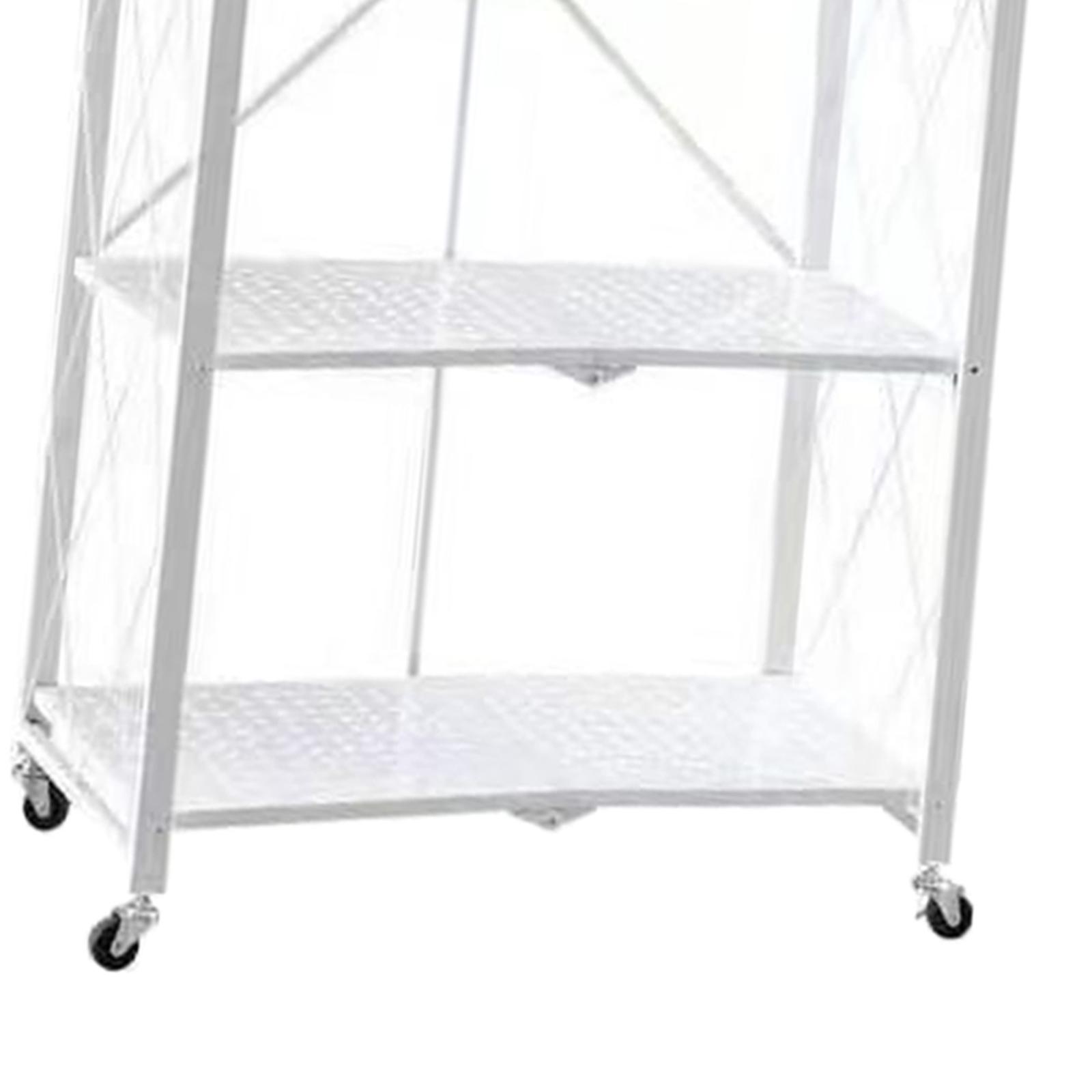 Rolling Storage Shelf Cart Fol - Bookshelf 5 Tier ulasan dan harga
