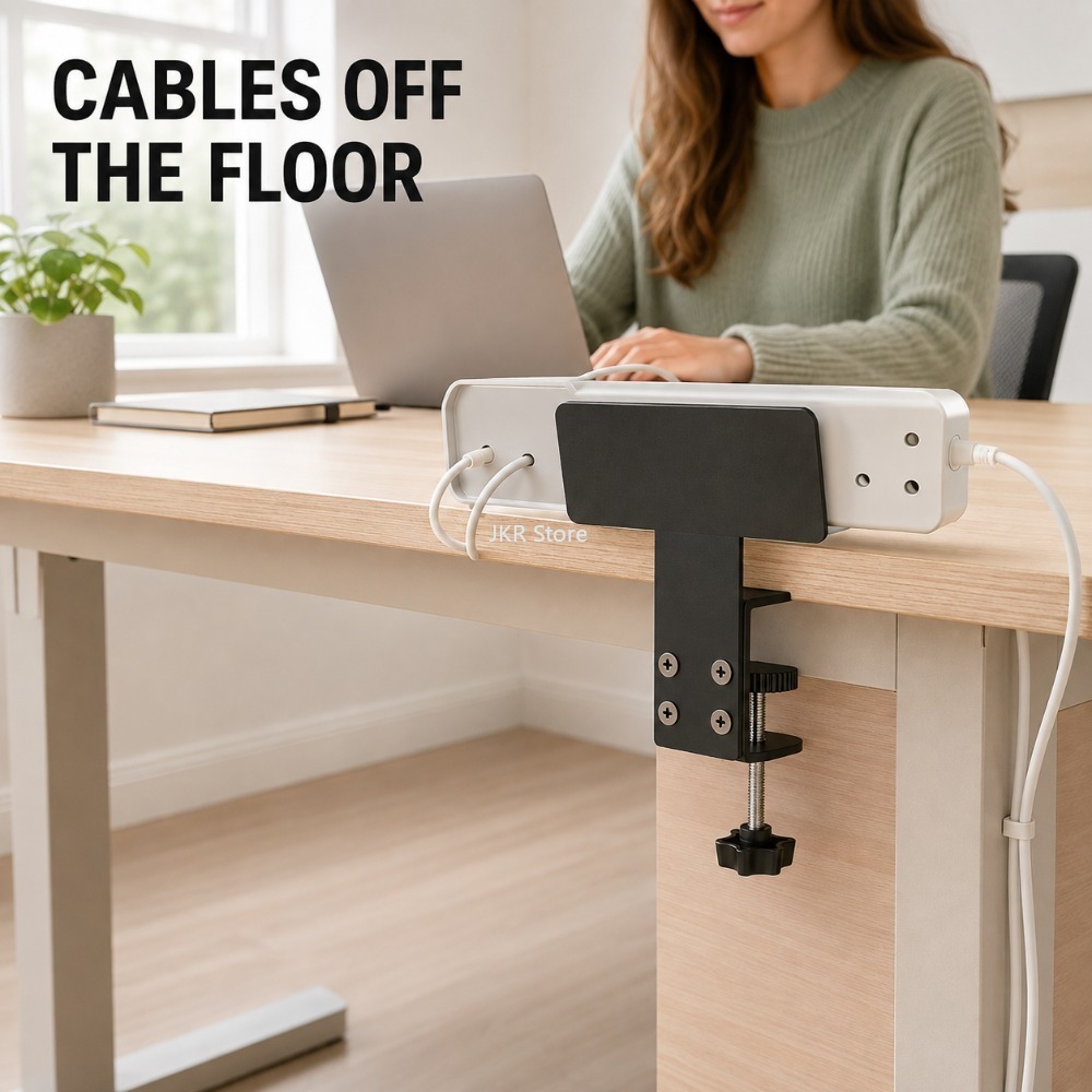 Under Desk Cable Organizer Tra - Cable Tray Under Desk ulasan dan harga