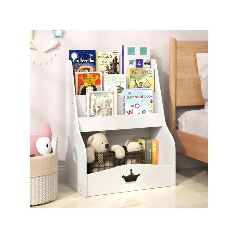 3-Tier Bookshelf & Toy Storage - Bookshelf 5 Tier ulasan dan harga