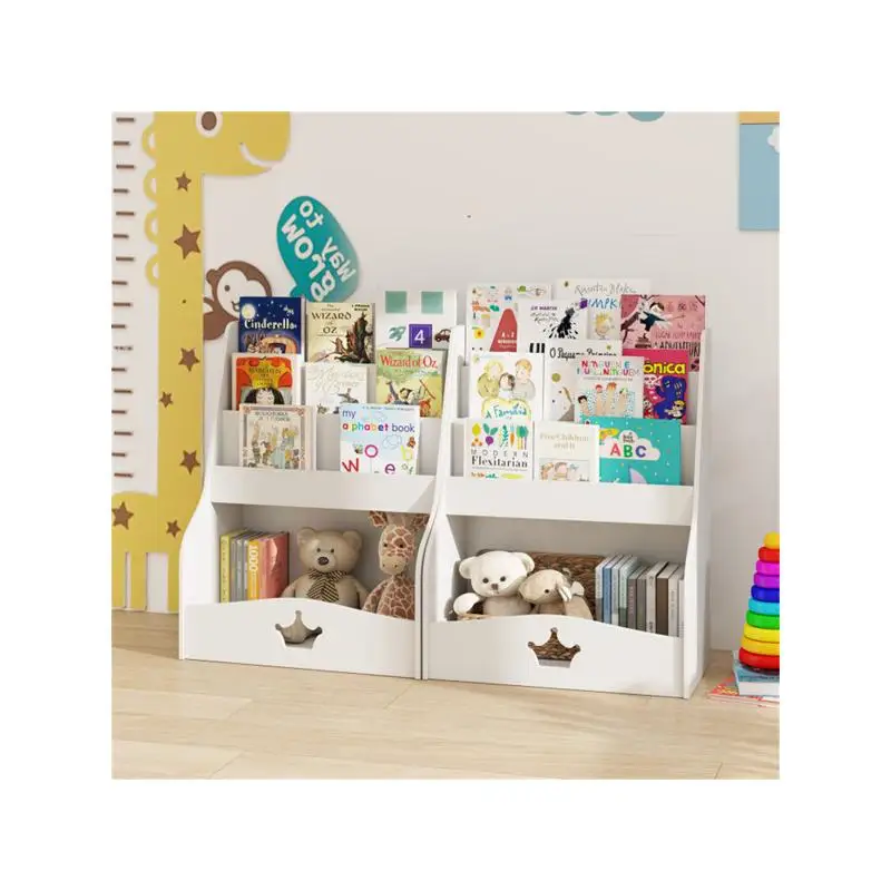 3-Tier Bookshelf & Toy Storage - Bookshelf 5 Tier ulasan dan harga
