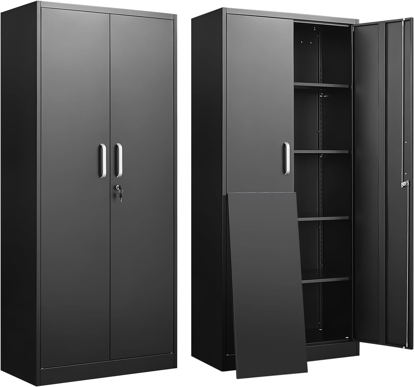 Metal Storage Cabinet With Adj - Office Furniture Cabinets ulasan dan harga