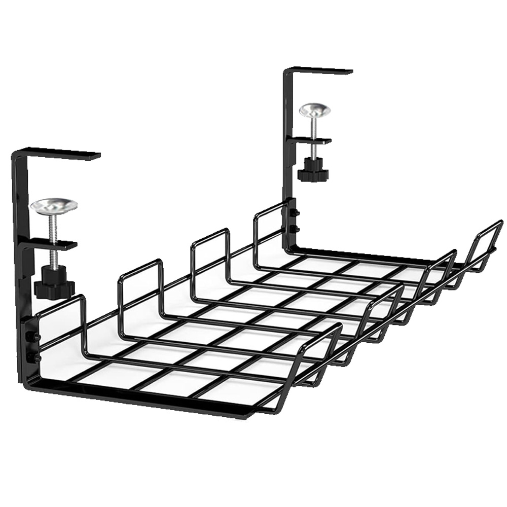 Cable Management Box Under Des - Cable Tray Under Desk ulasan dan harga