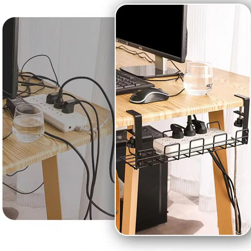 Cable Management Box Under Des - Cable Tray Under Desk ulasan dan harga